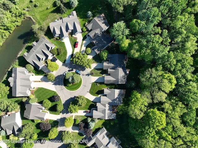 5167 Sapphire Cir, East Lansing, MI 48823 - aerial overview of property's location with nearby suburban area