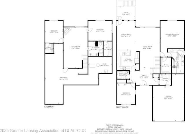 5167 Sapphire Cir, East Lansing, MI 48823 - floor plan / room layout