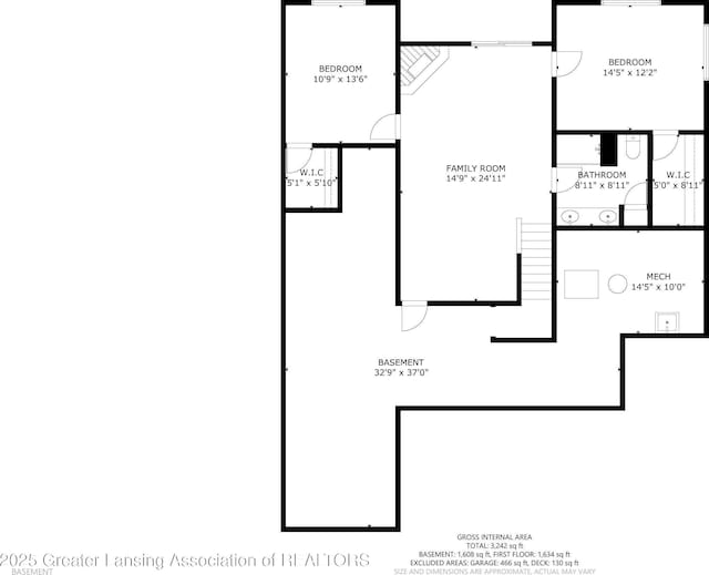 5167 Sapphire Cir, East Lansing, MI 48823 - home floor plan