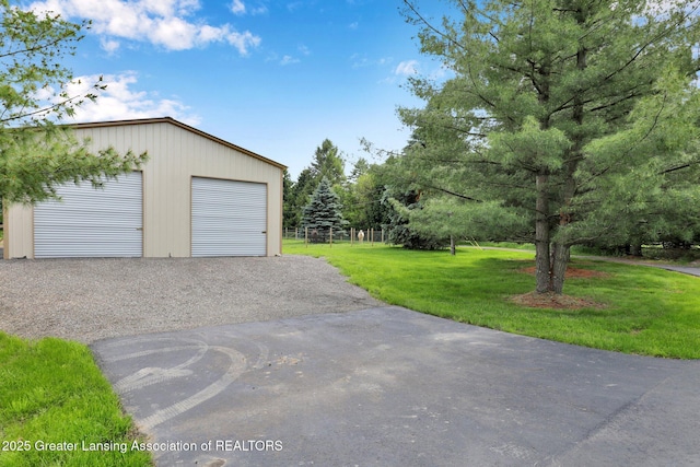 345 Linn Rd, Williamston, MI 48895 - view of detached garage