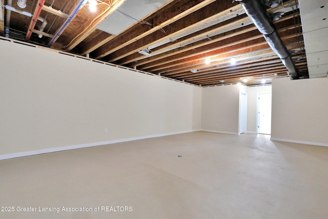 345 Linn Rd, Williamston, MI 48895 - finished basement featuring baseboards