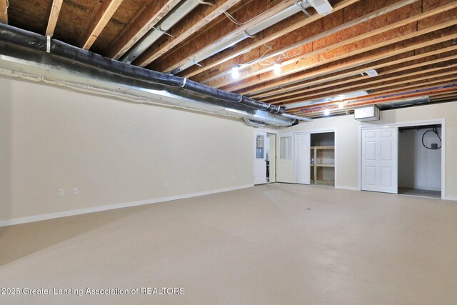 345 Linn Rd, Williamston, MI 48895 - view of below grade area