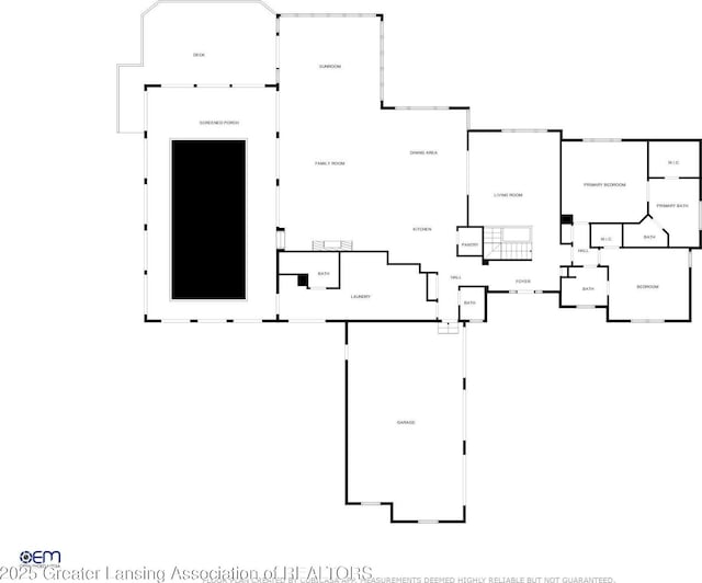 345 Linn Rd, Williamston, MI 48895 - view of home floor plan