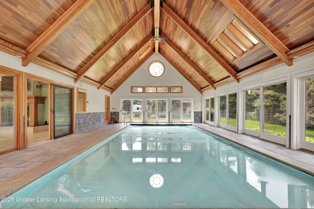 345 Linn Rd, Williamston, MI 48895 - view of indoor pool