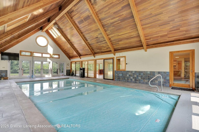 345 Linn Rd, Williamston, MI 48895 - view of indoor pool