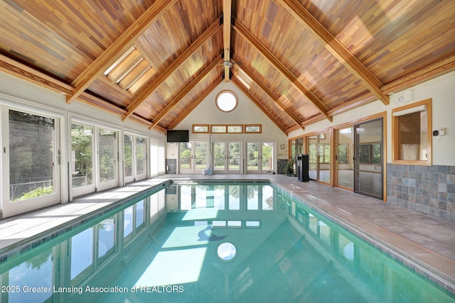 345 Linn Rd, Williamston, MI 48895 - view of indoor pool