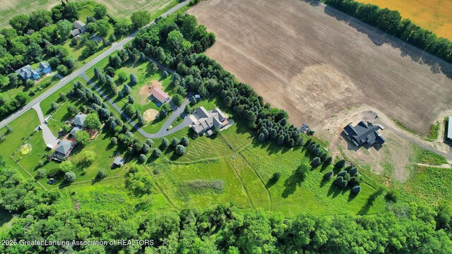 345 Linn Rd, Williamston, MI 48895 - overview of rural landscape