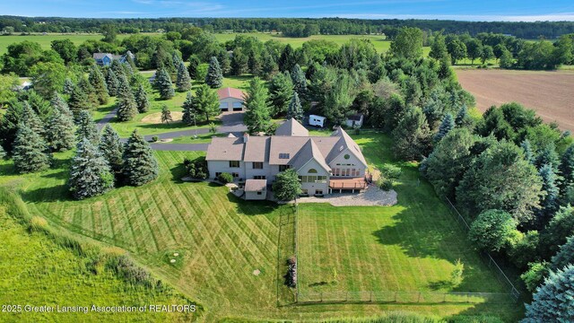 345 Linn Rd, Williamston, MI 48895 - overview of rural landscape