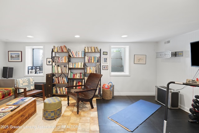 438 Bailey St, East Lansing, MI 48823 - living area with recessed lighting