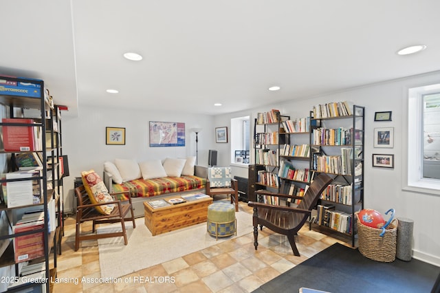 438 Bailey St, East Lansing, MI 48823 - living room with recessed lighting