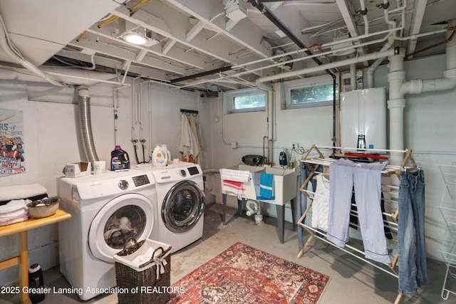438 Bailey St, East Lansing, MI 48823 - washroom with washer and dryer