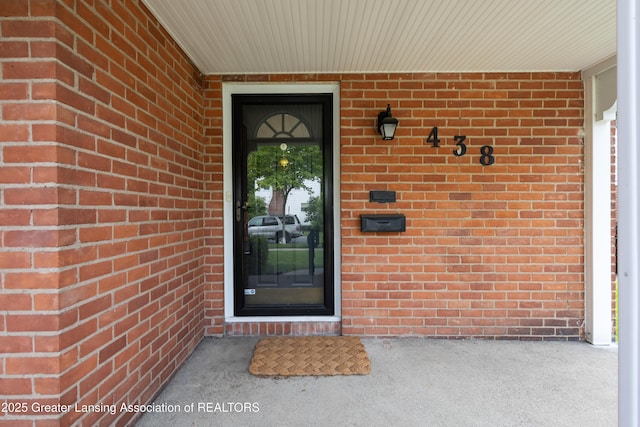 438 Bailey St, East Lansing, MI 48823 - entrance to property featuring brick siding