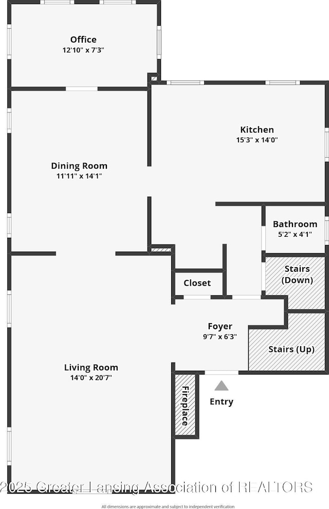 438 Bailey St, East Lansing, MI 48823 - home floor plan