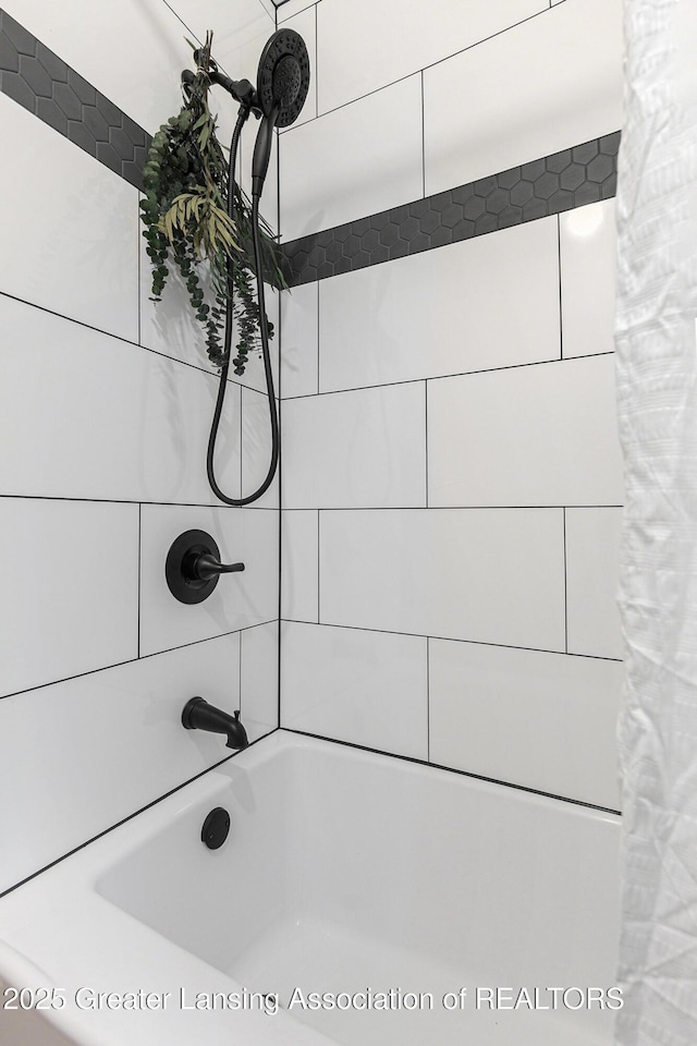 6420 Clise Rd, Bath, MI 48808 - bathroom featuring shower / bath combo