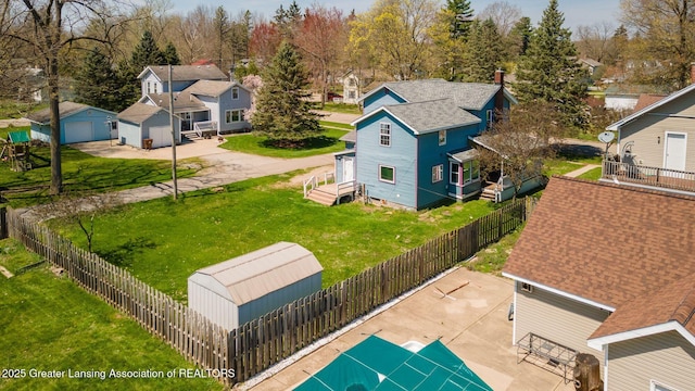 309 W Plain St, Eaton Rapids, MI 48827 - aerial view of residential area