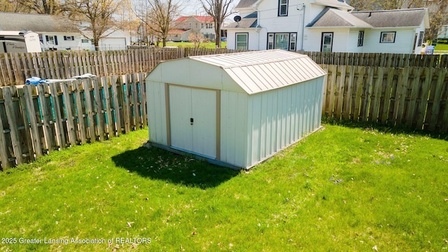309 W Plain St, Eaton Rapids, MI 48827 - view of shed with a residential view