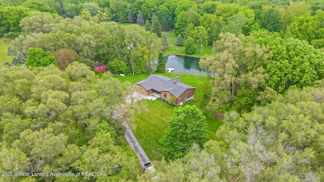 4582 N Watson Rd, Elsie, MI 48831 - view of subject property featuring a nearby body of water and a forest