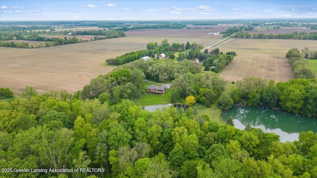 4582 N Watson Rd, Elsie, MI 48831 - overview of rural landscape featuring a large body of water