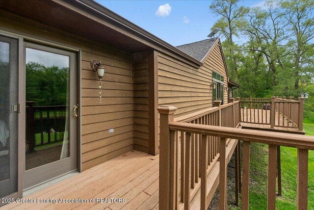 4582 N Watson Rd, Elsie, MI 48831 - view of wooden terrace