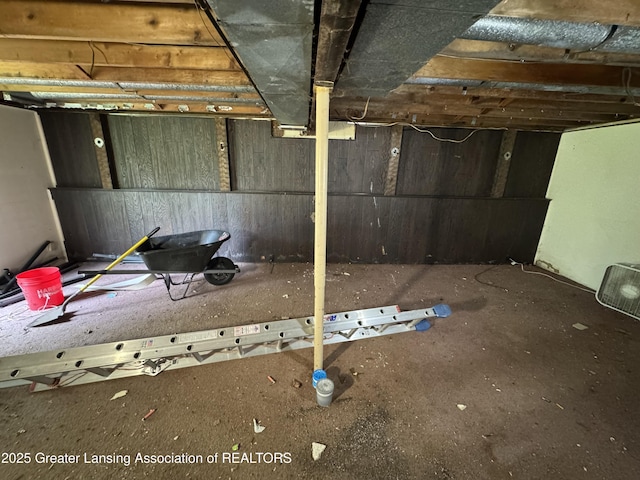 3425 Cooley Dr, Lansing, MI 48911 - view of unfinished below grade area