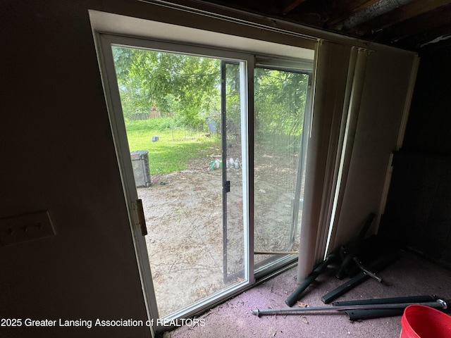 3425 Cooley Dr, Lansing, MI 48911 - view of doorway to outside