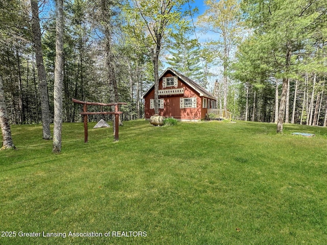 2623 Timberlane Trl, Grayling, MI 49738 - view of grassy yard