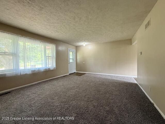 207 Wight St Unit 209, Elsie, MI 48831 - carpeted spare room with a textured ceiling and baseboards
