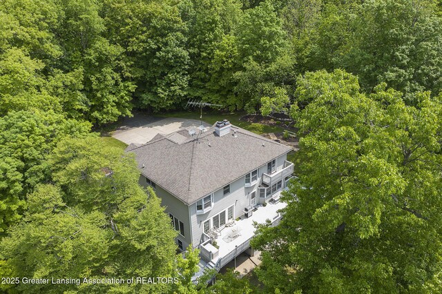 11781 W Herbison Rd, Eagle, MI 48822 - aerial view of property and surrounding area
