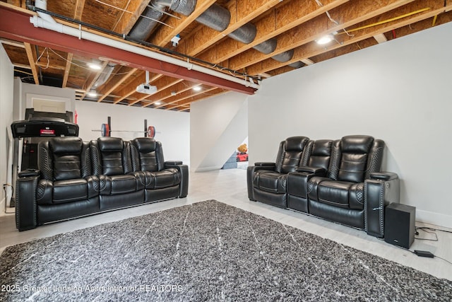 2705 Tapestry Dr Unit 53, Okemos, MI 48864 - home theater featuring concrete flooring