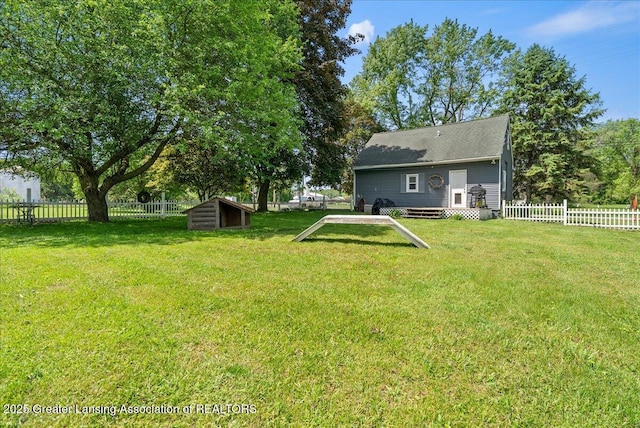 424 N Morrice Rd, Morrice, MI 48857 - view of yard