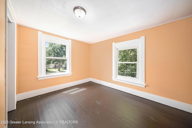 115 W Stephenson St, Morenci, MI 49256 - unfurnished room featuring baseboards, plenty of natural light, and dark wood-style flooring