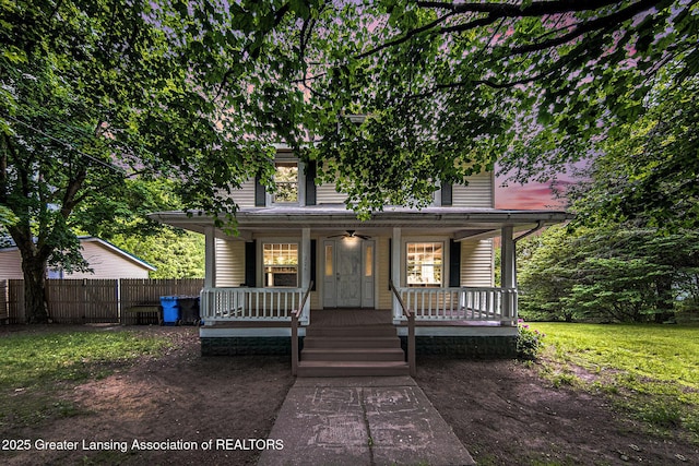 115 W Stephenson St, Morenci, MI 49256 - american foursquare style home featuring covered porch