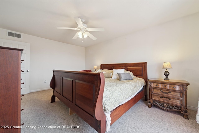 5619 Bittern Dr, Holt, MI 48842 - bedroom featuring carpet flooring, ceiling fan, and baseboards