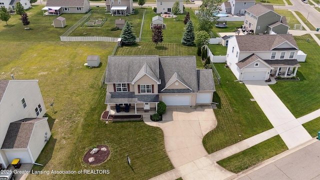 5619 Bittern Dr, Holt, MI 48842 - aerial perspective of suburban area