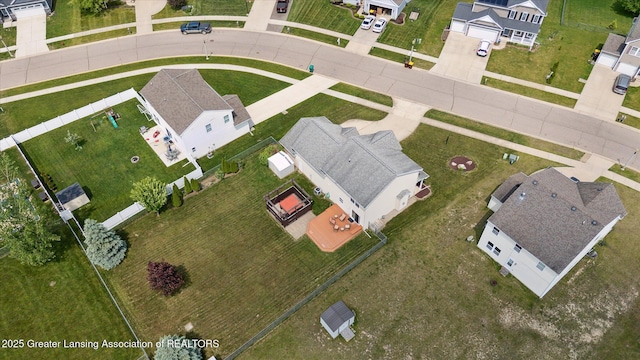 5619 Bittern Dr, Holt, MI 48842 - aerial overview of property's location with nearby suburban area