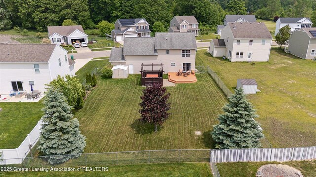 5619 Bittern Dr, Holt, MI 48842 - aerial perspective of suburban area