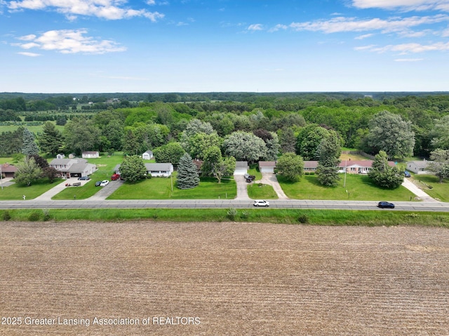 14311 Chandler Rd, Bath, MI 48808 - aerial view of a heavily wooded area