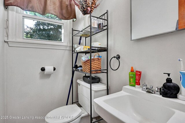 14311 Chandler Rd, Bath, MI 48808 - half bath with a sink and toilet