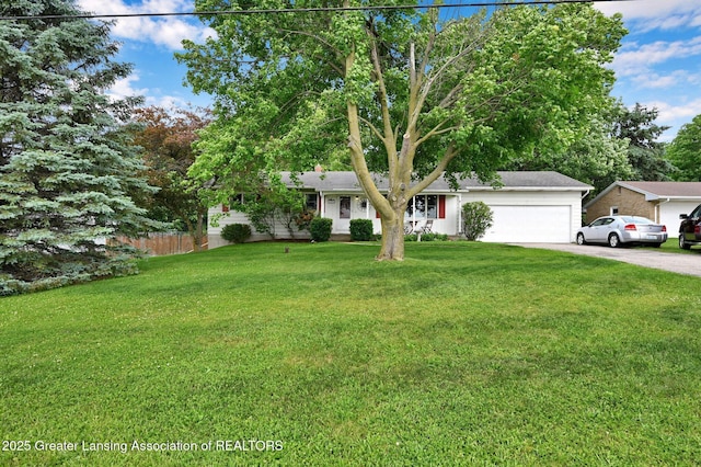 14311 Chandler Rd, Bath, MI 48808 - view of front of home with a garage and driveway