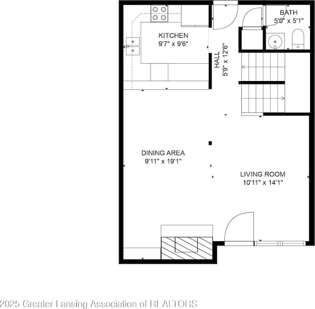 4003 Norfolk Ct, Lansing, MI 48910 - property floor plan