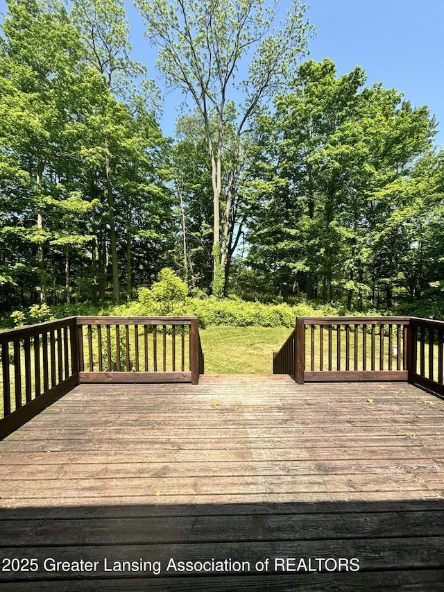 1826 Battle Creek Rd, Charlotte, MI 48813 - view of deck