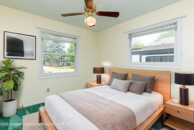 1005 Old Erin Way, Lansing, MI 48917 - bedroom with ceiling fan