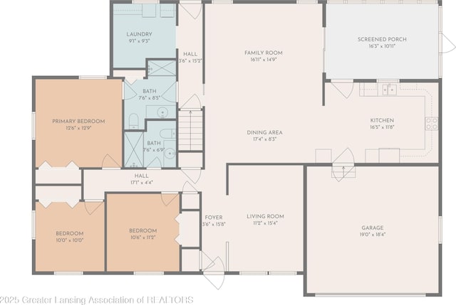 1005 Old Erin Way, Lansing, MI 48917 - floor plan / room layout