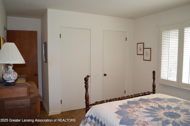 408 Whitehills Dr, East Lansing, MI 48823 - carpeted bedroom with multiple windows
