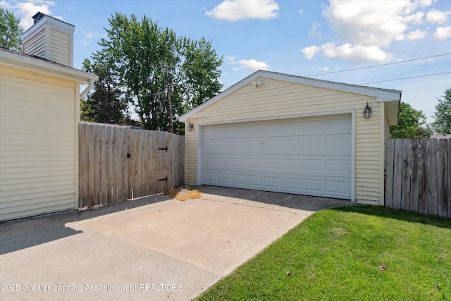 4663 Sycamore St, Holt, MI 48842 - view of detached garage