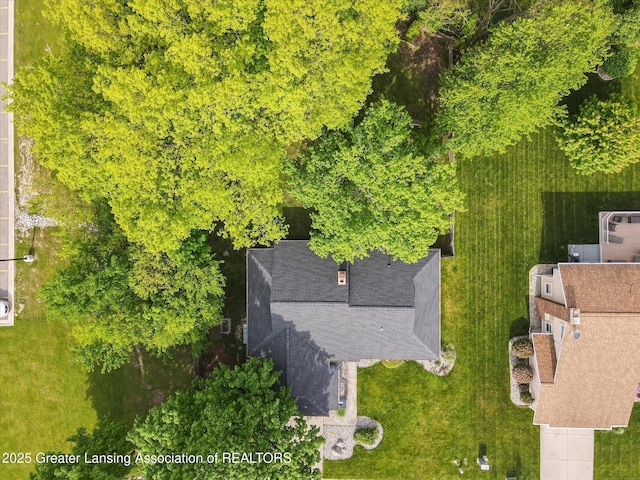 1098 Brookside Dr, Grand Ledge, MI 48837 - view from above of property