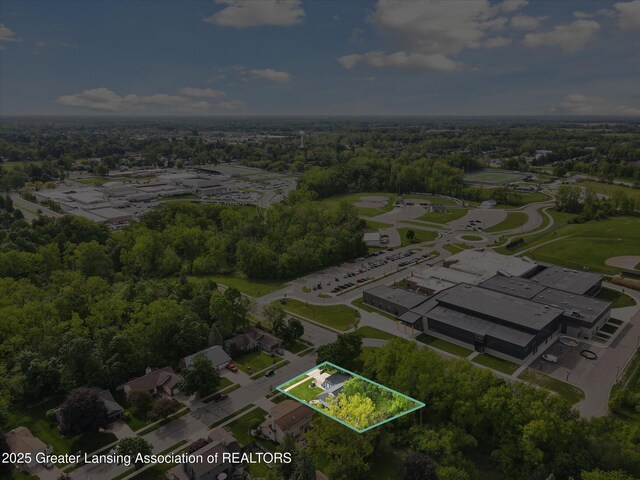 1098 Brookside Dr, Grand Ledge, MI 48837 - view of property location featuring property parcel outlined