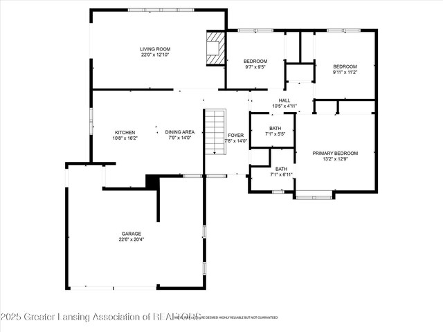 1098 Brookside Dr, Grand Ledge, MI 48837 - floor plan / room layout