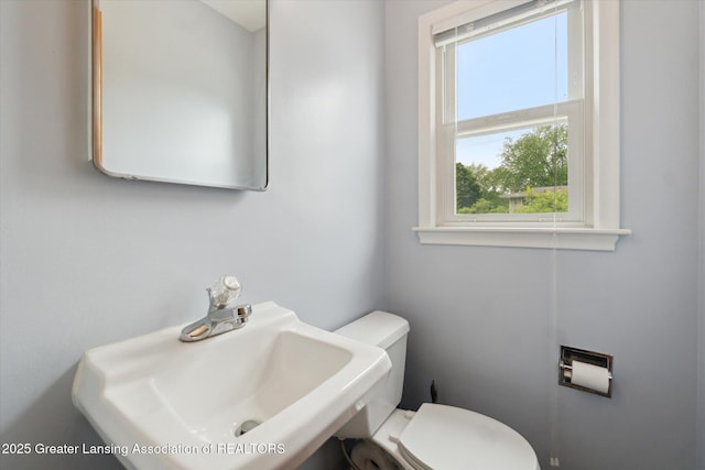 1023 N Hayford Ave, Lansing, MI 48912 - bathroom featuring a sink and toilet