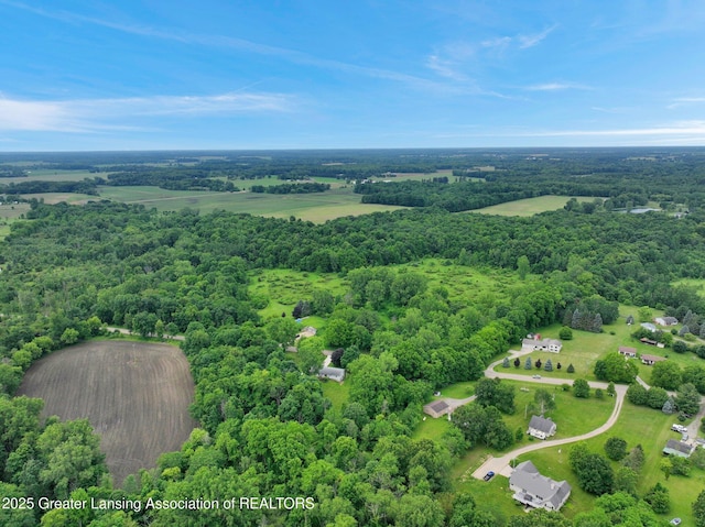 6322 Springport Rd, Eaton Rapids, MI 48827 - bird's eye view of a heavily wooded area